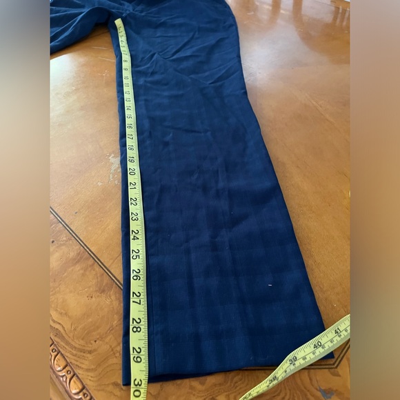 Tommy Hilfiger TH Flex Sz. 18 Blue Plaid Dress/Golf Straight Leg Pants Big Boys - Picture 8 of 10